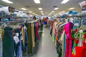 thrift store isle